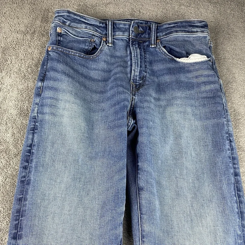American Eagle AirFlex+ Athletic Straight Jeans Mens 31x30 Blue Medium Wash